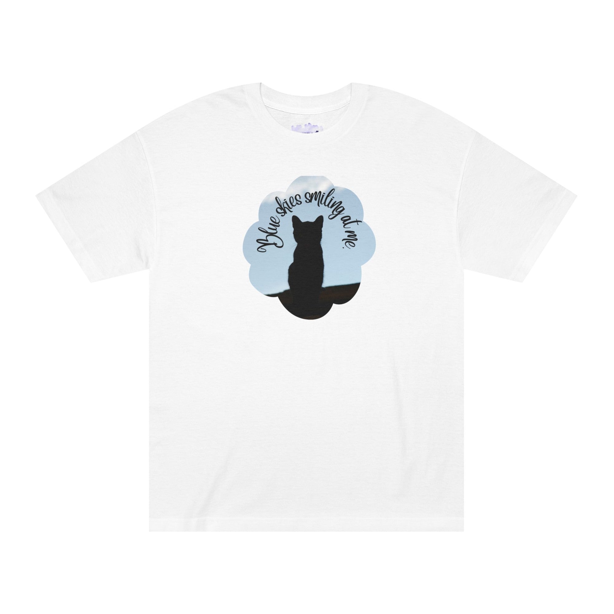 Blue Skies Kitty Unisex Classic Tee - T - Shirt - Epileptic Al’s Shop
