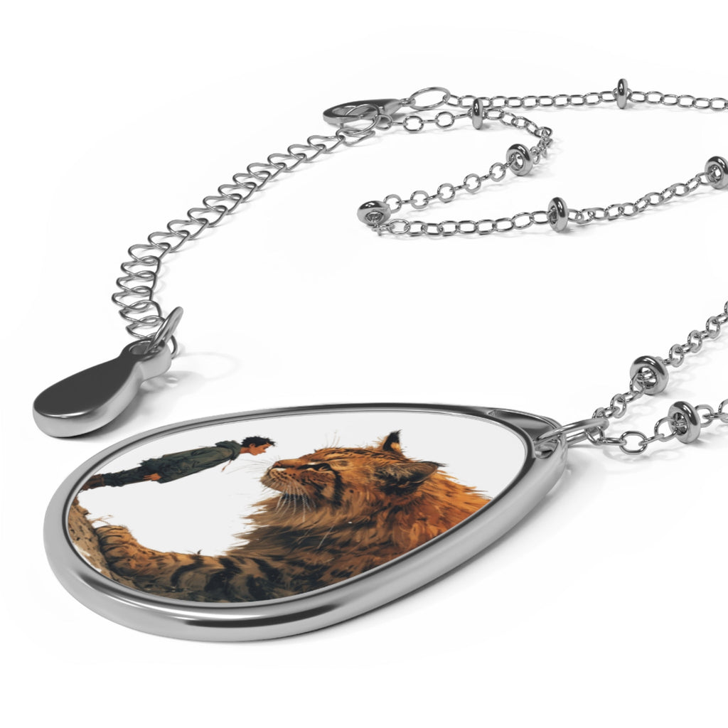 Bold Animal Encounter Oval Necklace - Jewelry, Necklaces - EpiAl's Shop