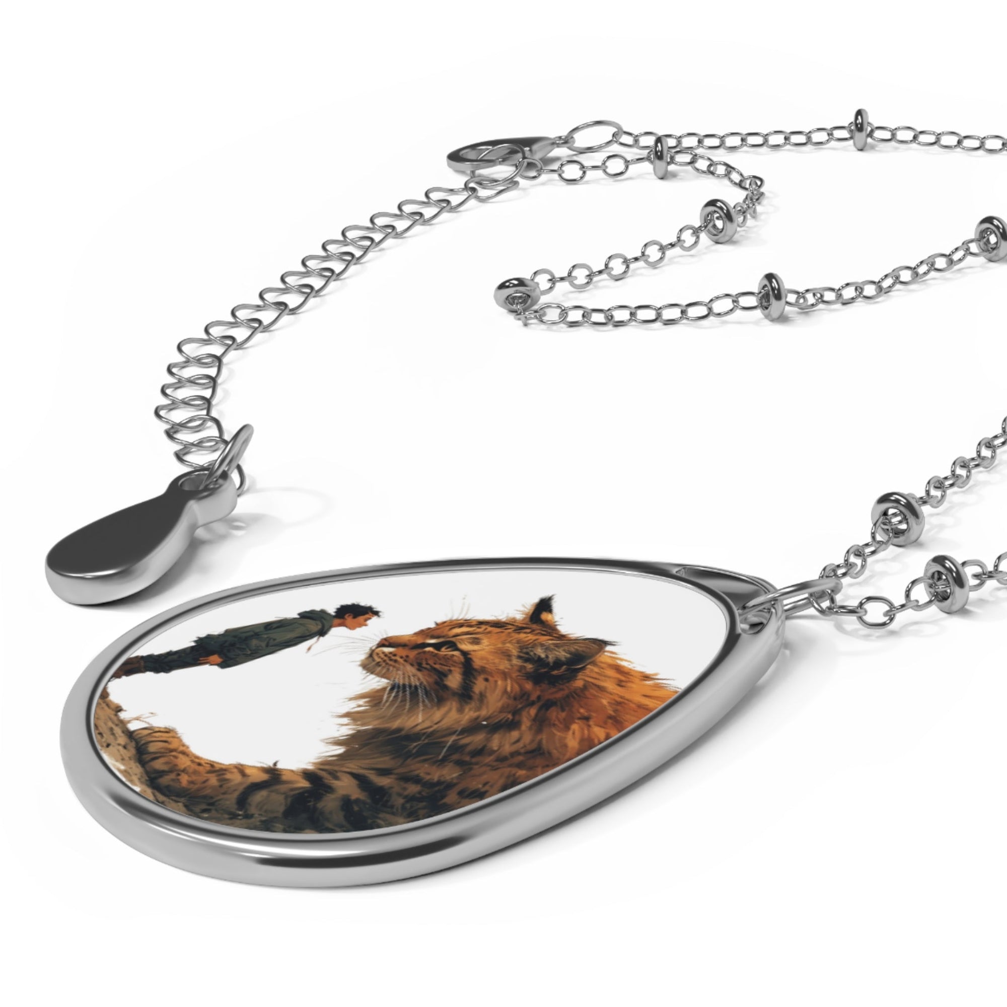 Bold Animal Encounter Oval Necklace - Jewelry, Necklaces - EpiAl's Shop
