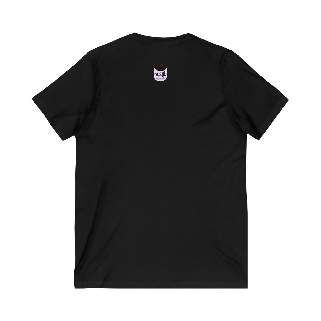 Bombastic Side Eye Unisex Jersey Short Sleeve Tee - V - neck - Epileptic Al’s Shop