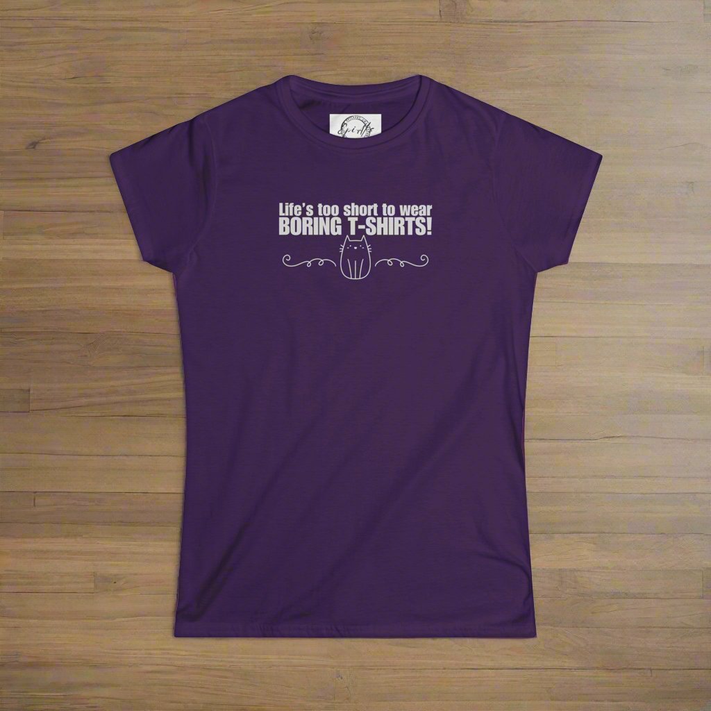 Boring T - Shirt Women's Softstyle Tee - T - Shirt - Epileptic Al’s Shop