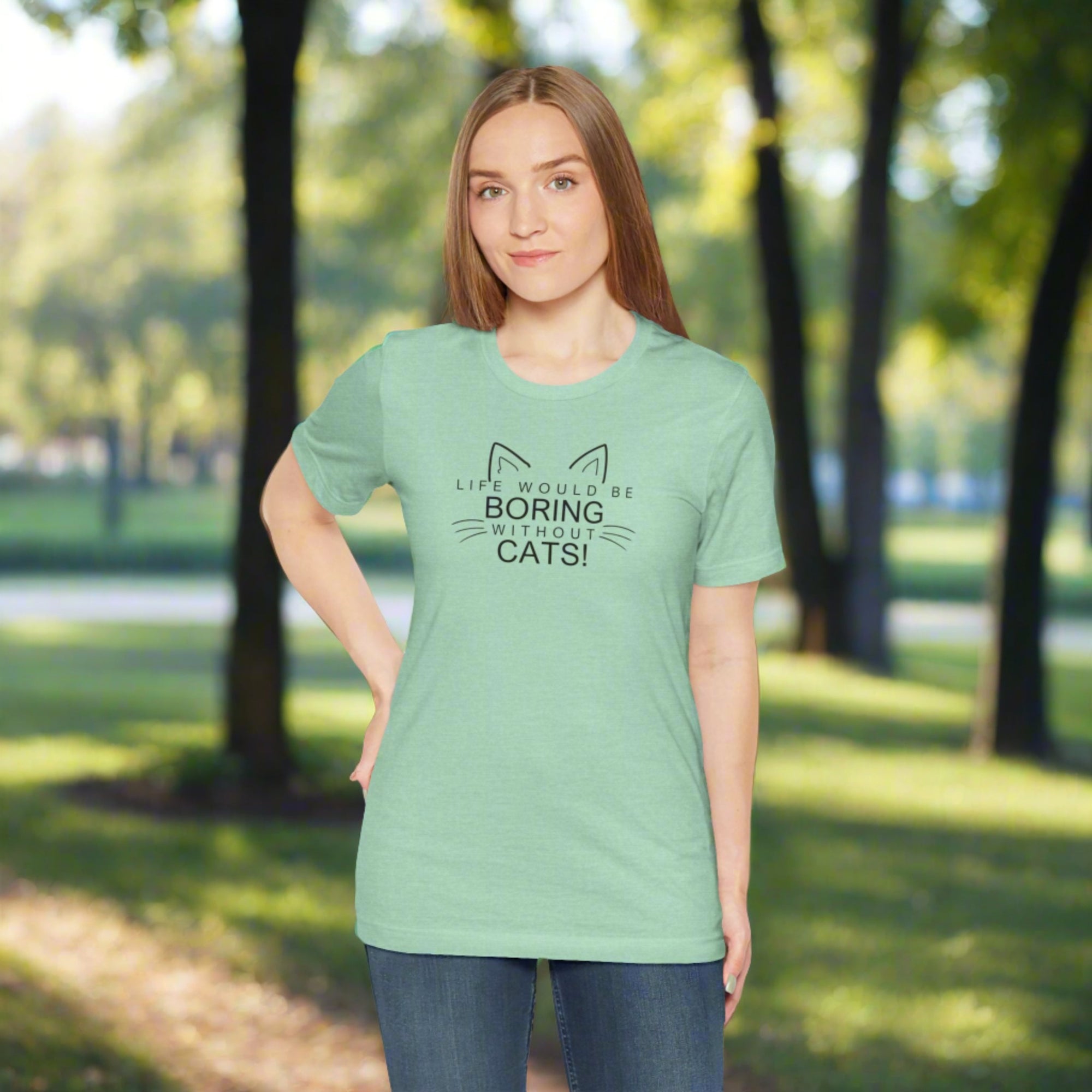 Boring Unisex Jersey Short Sleeve Tee - T - Shirt - Epileptic Al’s Shop