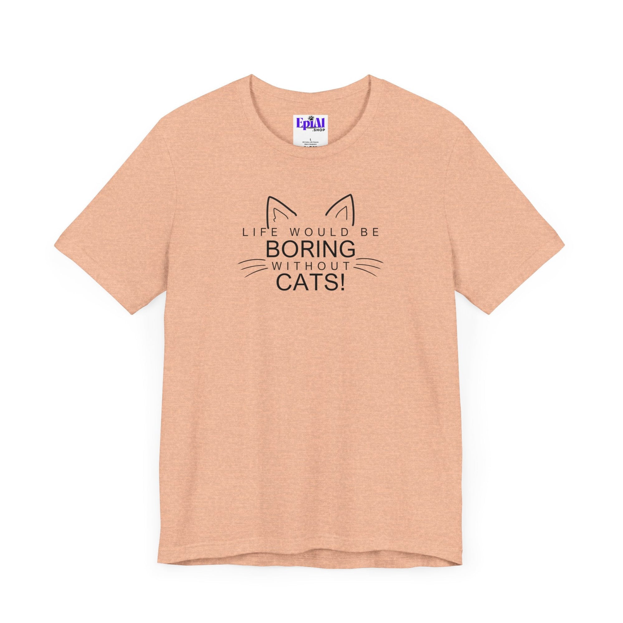 Boring Unisex Jersey Short Sleeve Tee - T - Shirt - Epileptic Al’s Shop