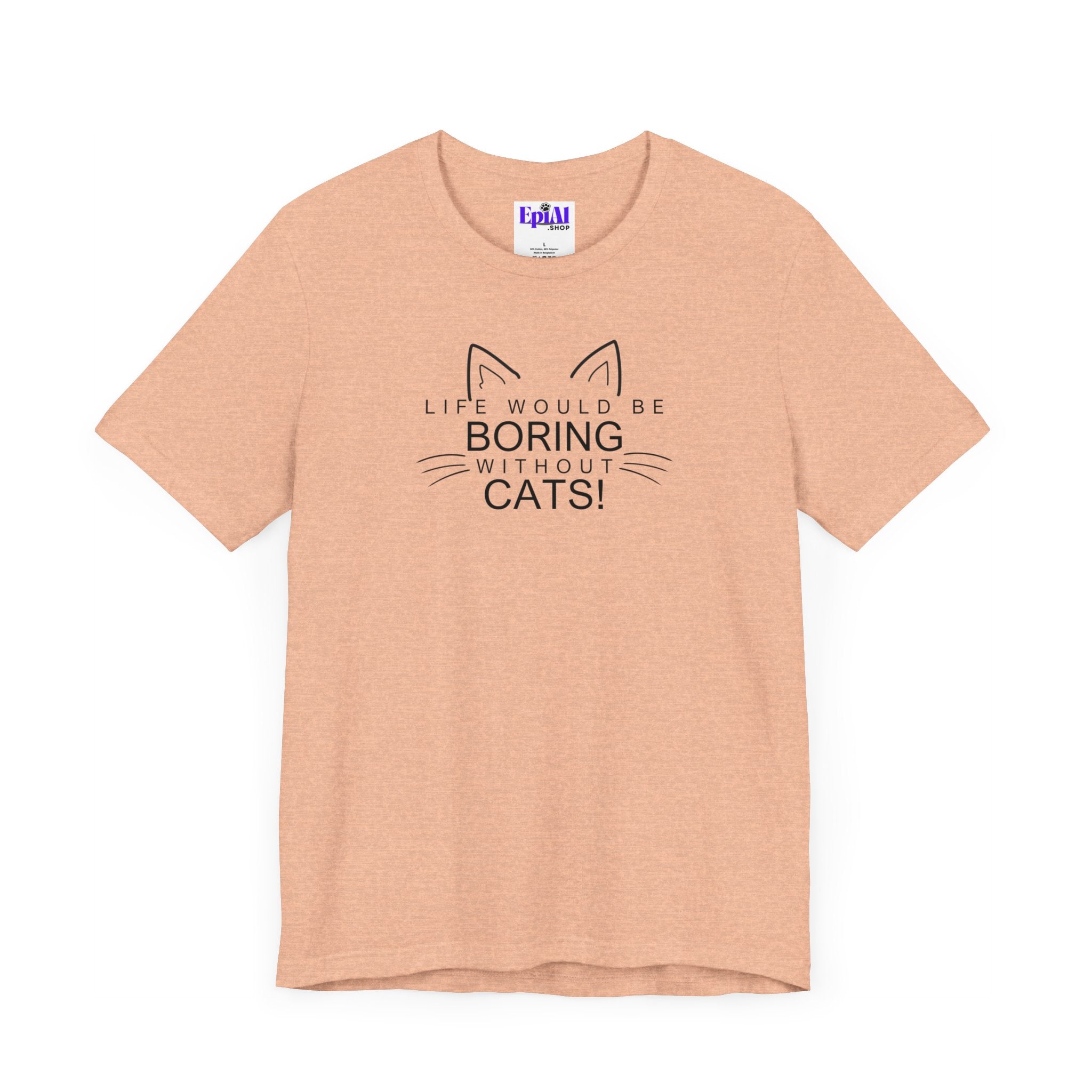 Boring Unisex Jersey Short Sleeve Tee - T - Shirt - Epileptic Al’s Shop