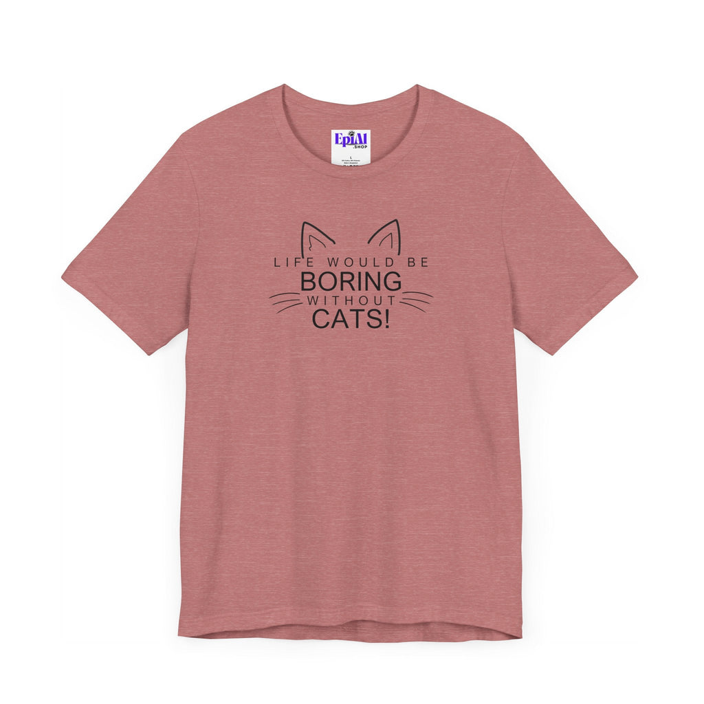 Boring Unisex Jersey Short Sleeve Tee - T - Shirt - Epileptic Al’s Shop