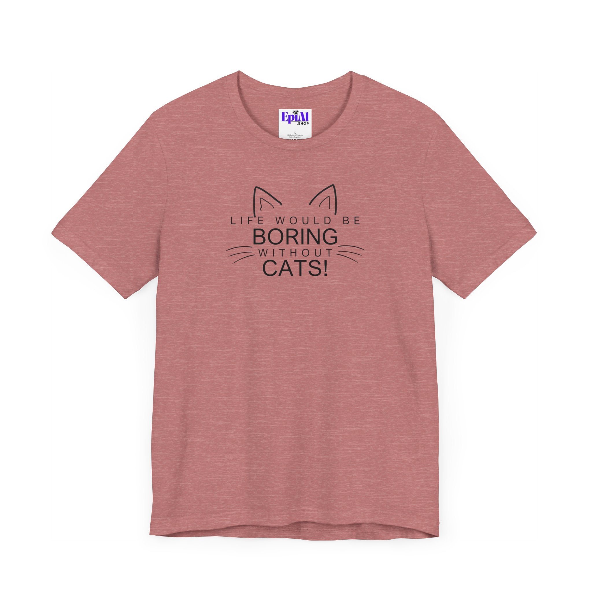 Boring Unisex Jersey Short Sleeve Tee - T - Shirt - Epileptic Al’s Shop