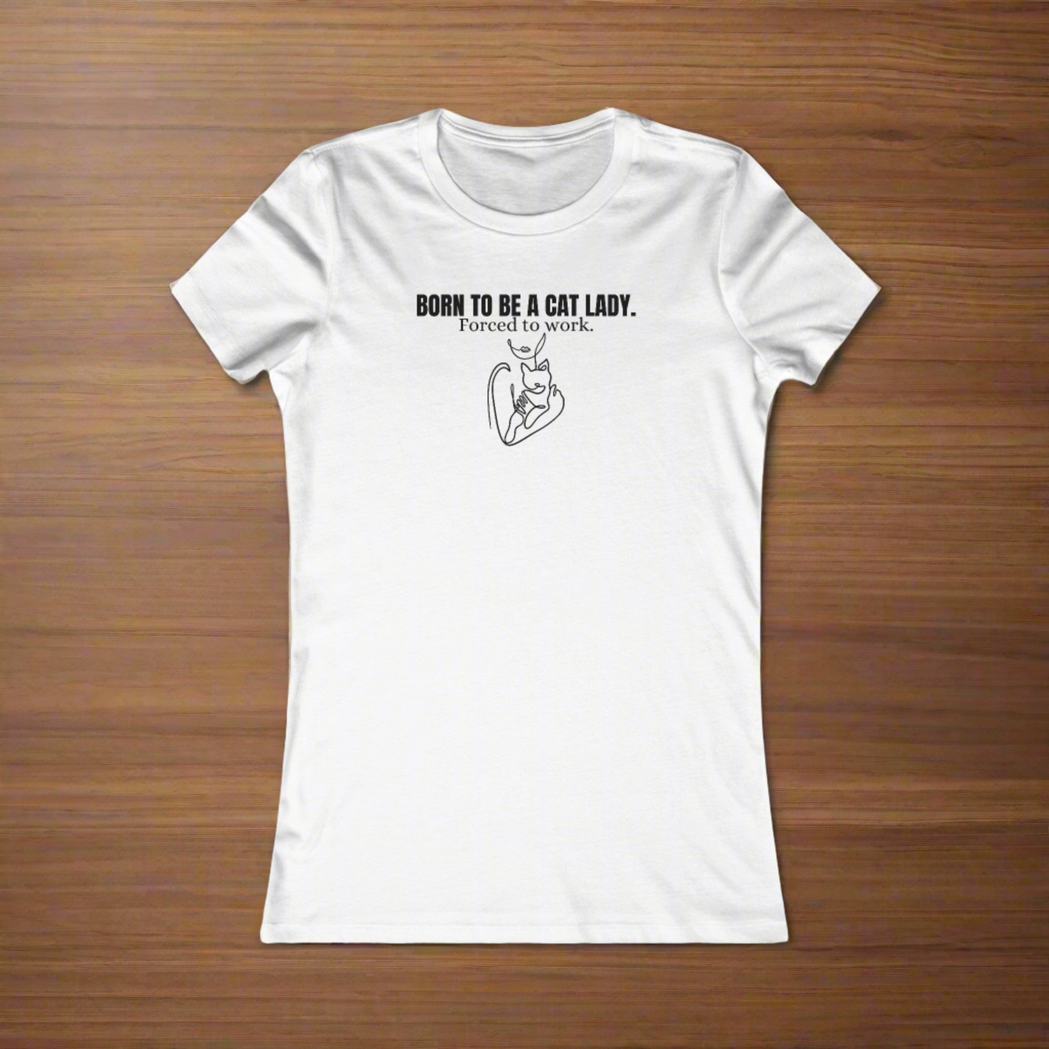 Born to be Cat Lady Women's Favorite Tee - T - Shirt - Epileptic Al’s Shop