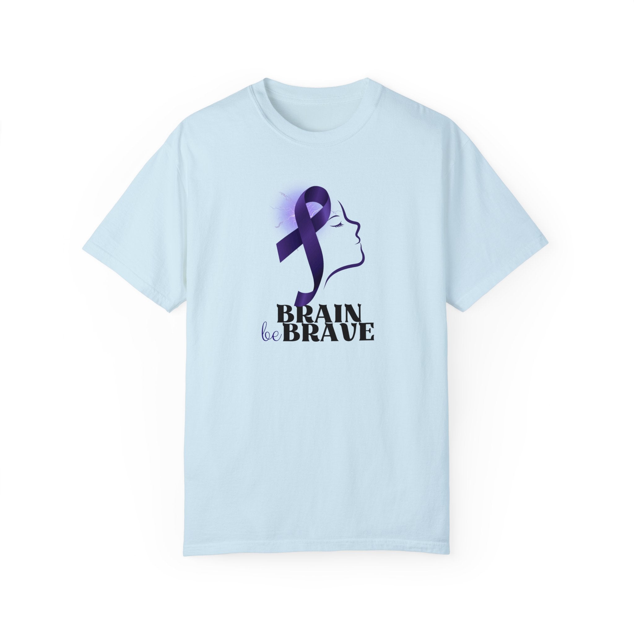 Brain Be Brave Unisex Garment - Dyed T - shirt - T - Shirt - Epileptic Al’s Shop