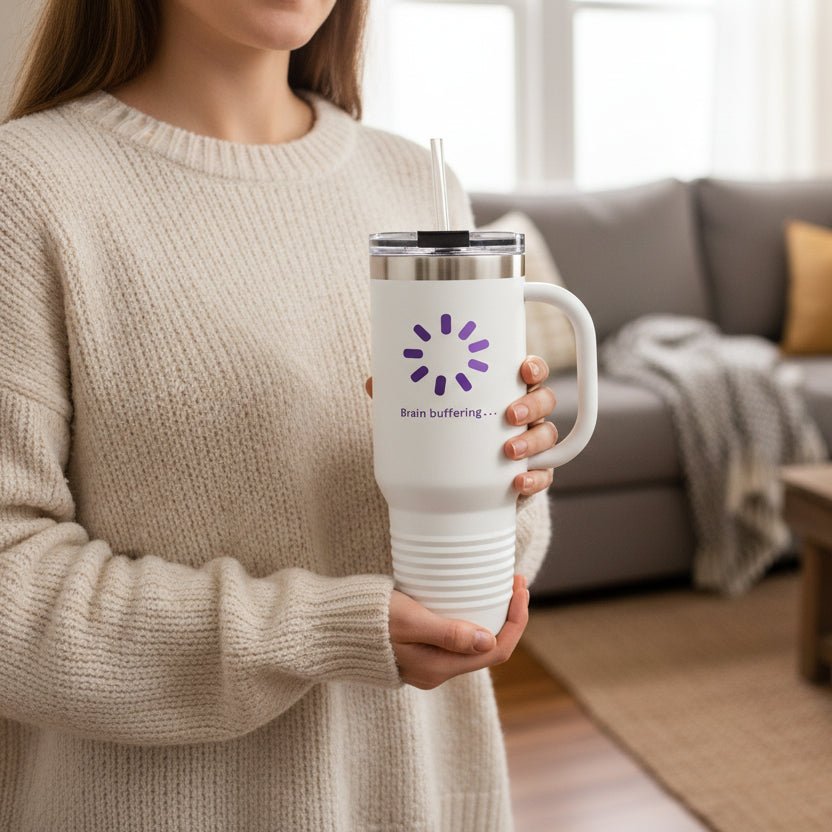 Brain Buffering… Insulated Tumbler Mug - Drinkware, Tumblers & Travel Mugs - EpiAl's Shop