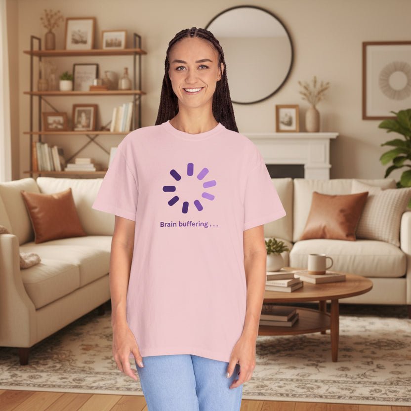 Brain Buffering… Purple Awareness T-Shirt - Clothing, Unisex, T-Shirts - EpiAl's Shop