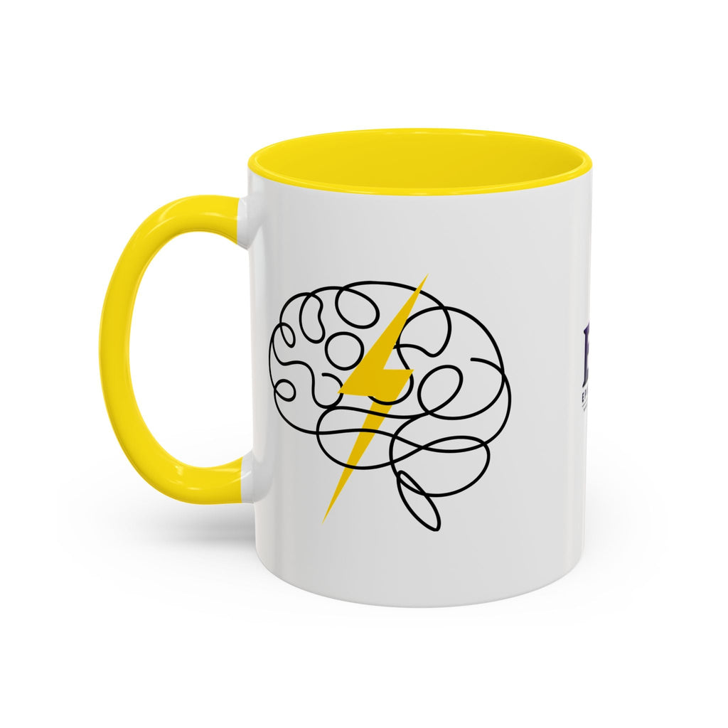 Brain Lightning Bolt Accent Coffee Mug - Drinkware, Coffee Mugs - EpiAl's Shop