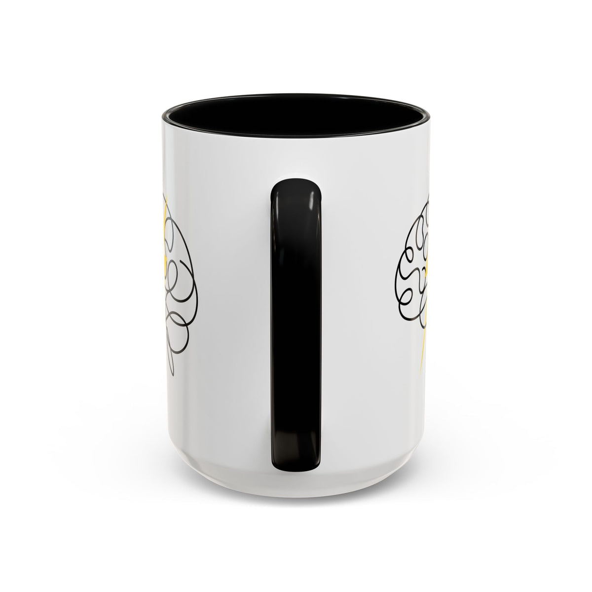 Brain Lightning Bolt Accent Coffee Mug - Drinkware, Coffee Mugs - EpiAl's Shop