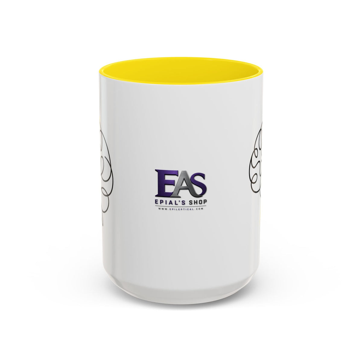 Brain Lightning Bolt Accent Coffee Mug - Drinkware, Coffee Mugs - EpiAl's Shop