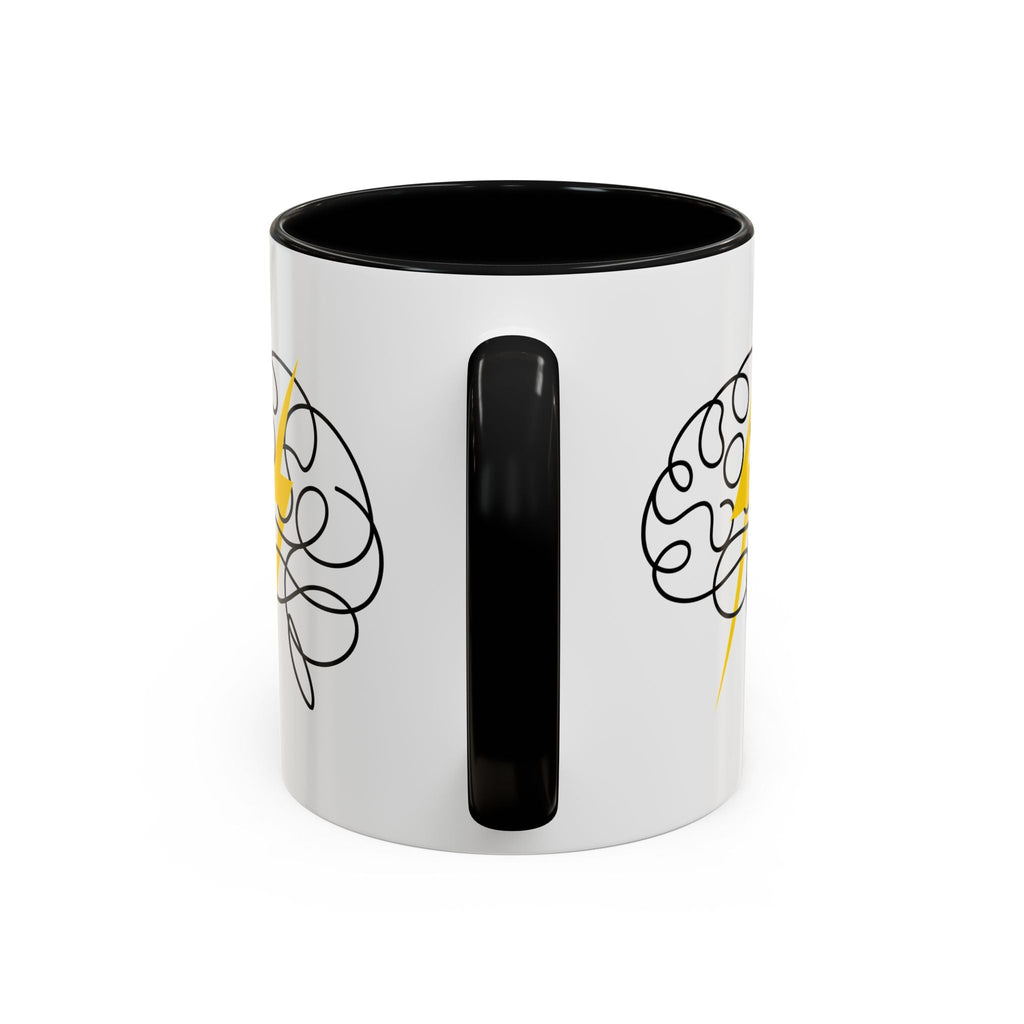 Brain Lightning Bolt Accent Coffee Mug - Drinkware, Coffee Mugs - EpiAl's Shop