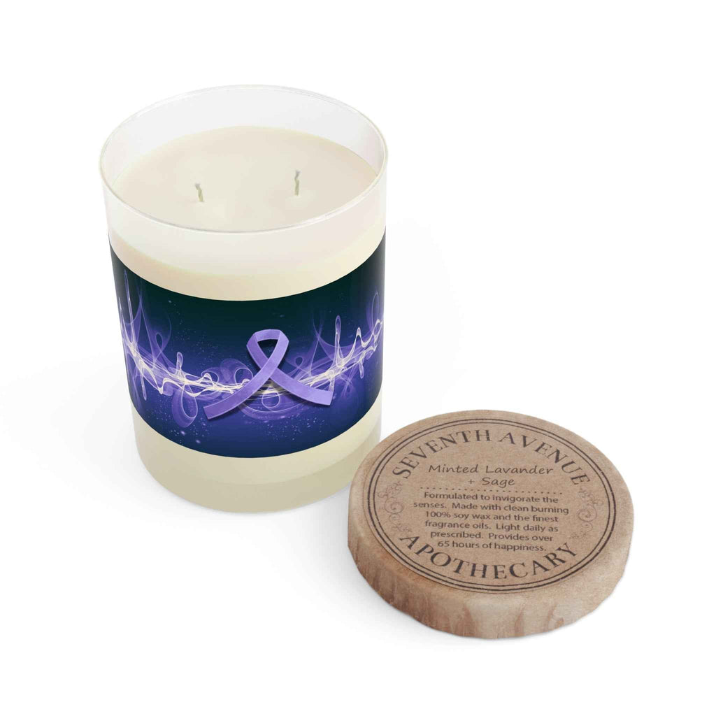 Brain Waves of Strength – Epilepsy Awareness Candle - Decor, Candles, Scented - EpiAl's Shop