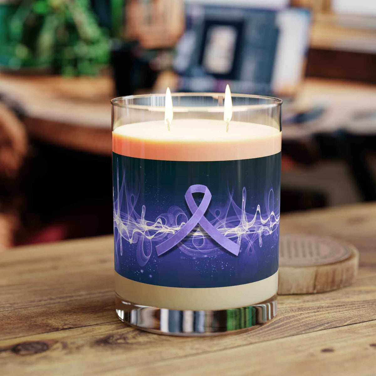 Brain Waves of Strength – Epilepsy Awareness Candle - Decor, Candles, Scented - EpiAl's Shop
