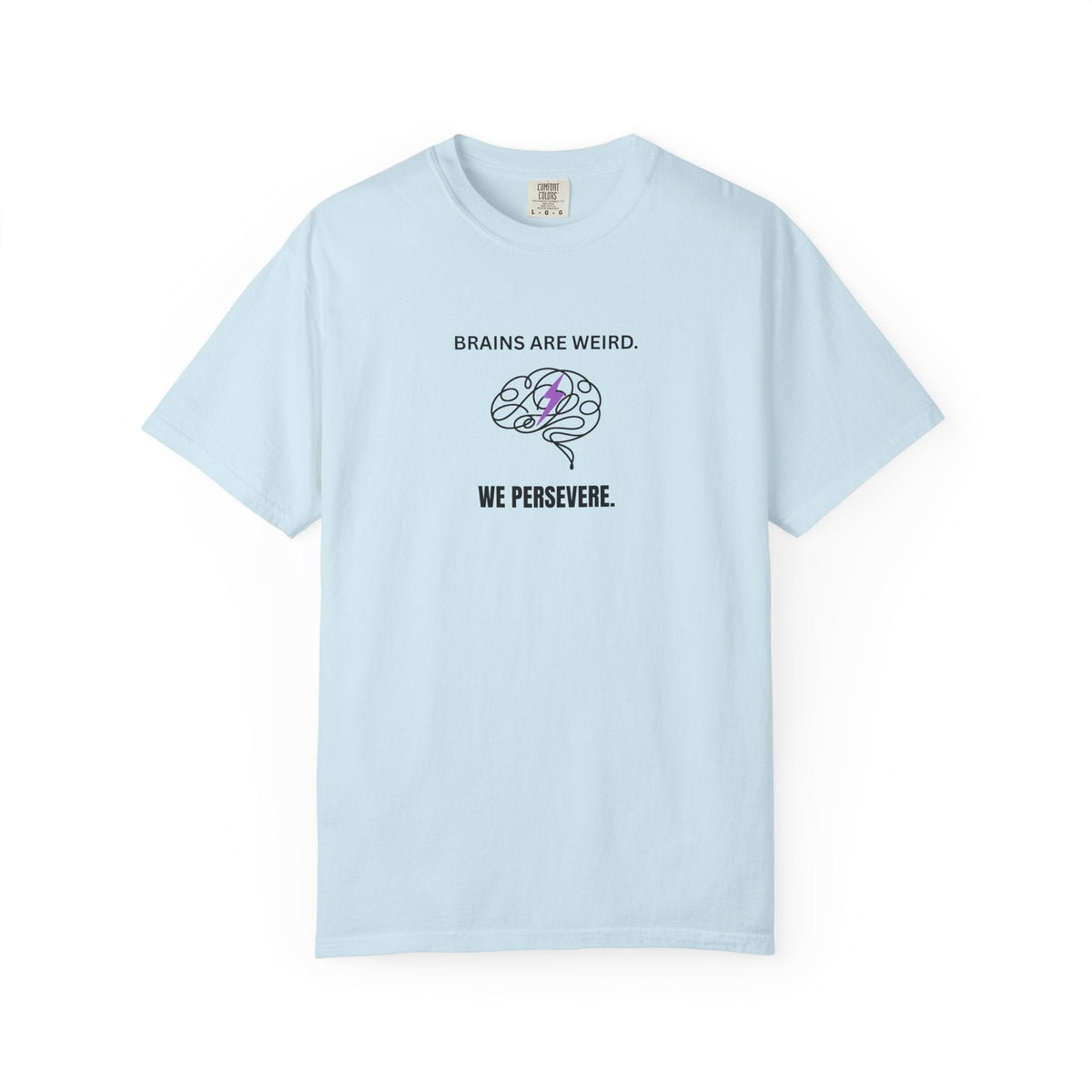 Brains Are Weird. We Persevere. – Epilepsy Awareness T-Shirt - Clothing, Unisex, T-Shirts - EpiAl's Shop