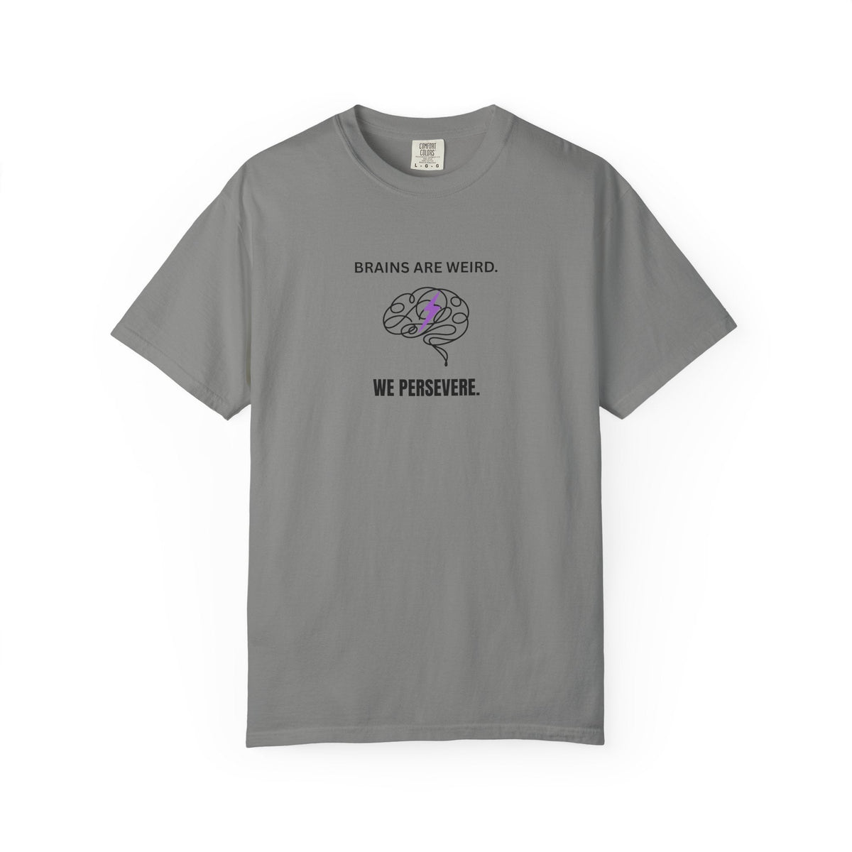Brains Are Weird. We Persevere. – Epilepsy Awareness T-Shirt - Clothing, Unisex, T-Shirts - EpiAl's Shop