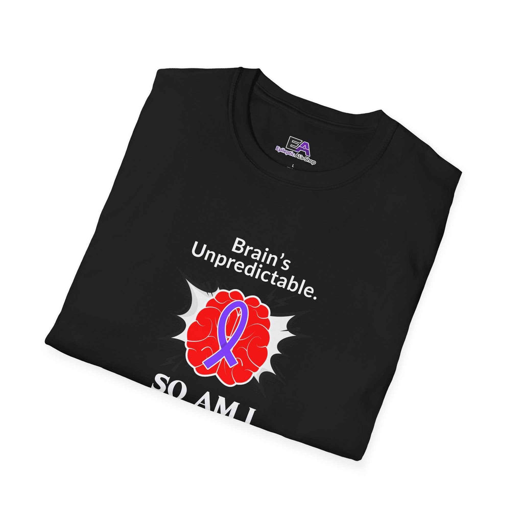 Brain’s Unpredictable. So Am I. – Epilepsy Awareness Tee - Clothing, Unisex, T-Shirts - EpiAl's Shop