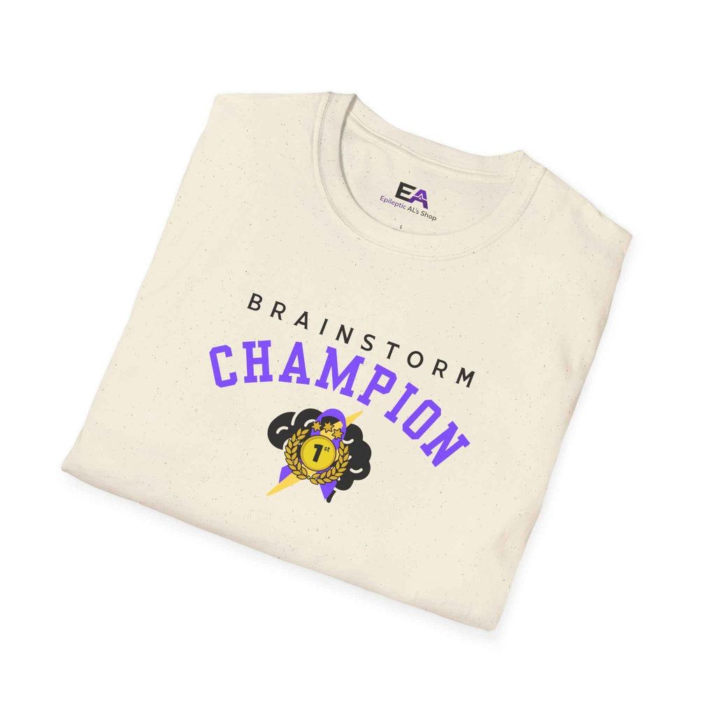 Brainstorm Champion Tee – Neurostrong Graphic T-Shirt - Clothing, Unisex, T-Shirts - EpiAl's Shop