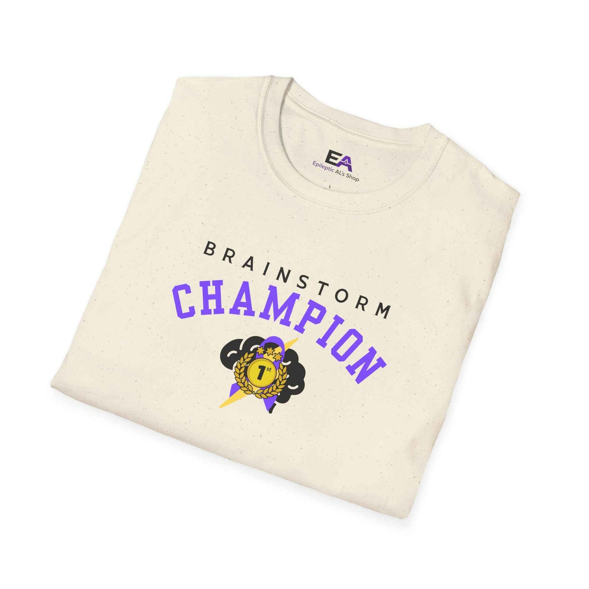 Brainstorm Champion Tee – Neurostrong Graphic T-Shirt - Clothing, Unisex, T-Shirts - EpiAl's Shop