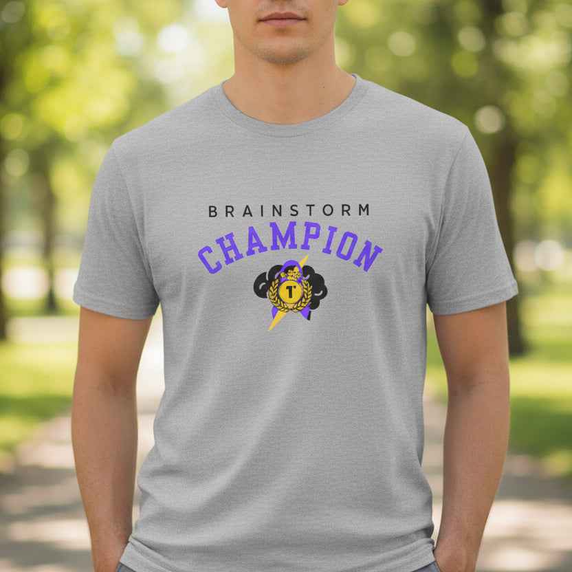 Brainstorm Champion Tee – Neurostrong Graphic T-Shirt - Clothing, Unisex, T-Shirts - EpiAl's Shop