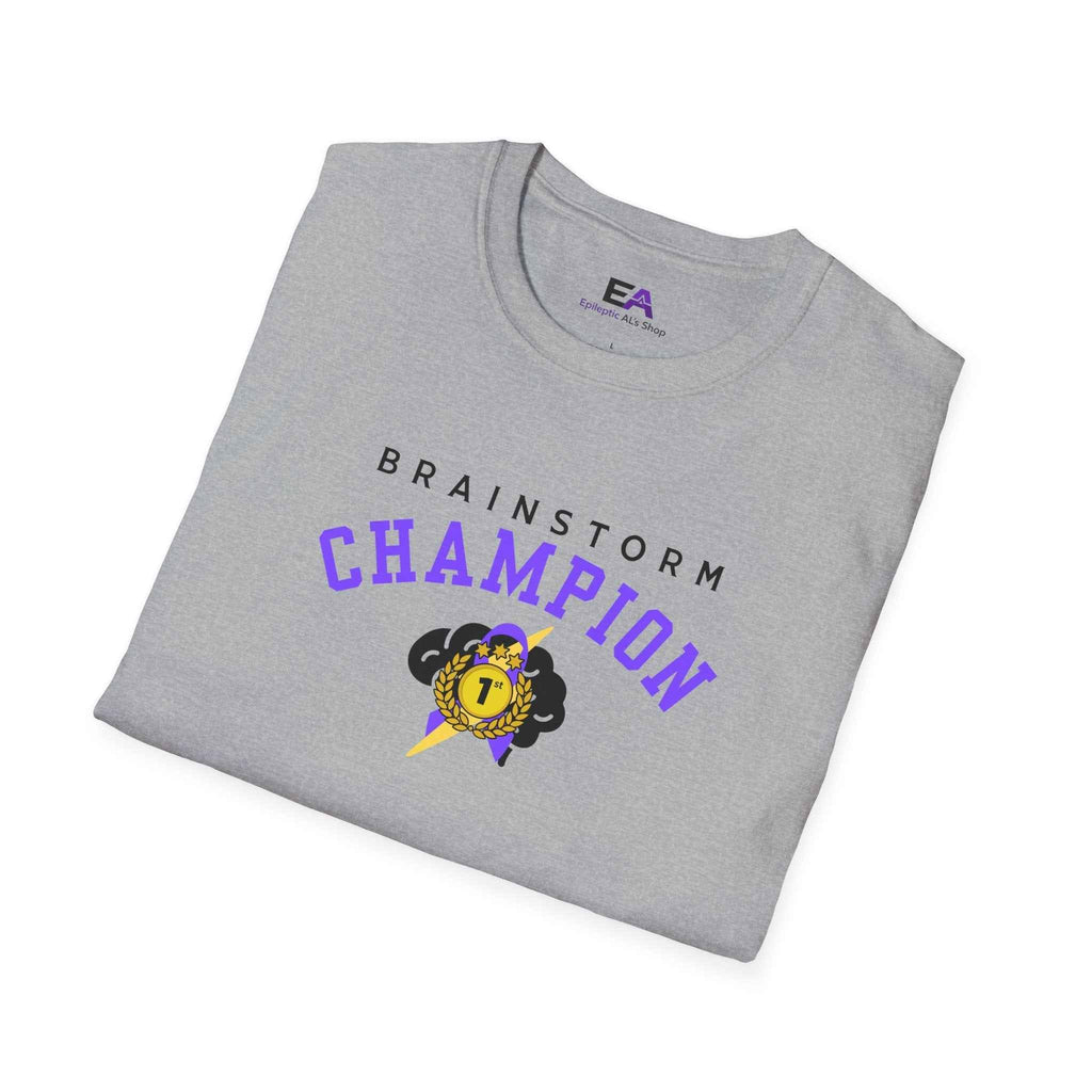 Brainstorm Champion Tee – Neurostrong Graphic T-Shirt - Clothing, Unisex, T-Shirts - EpiAl's Shop