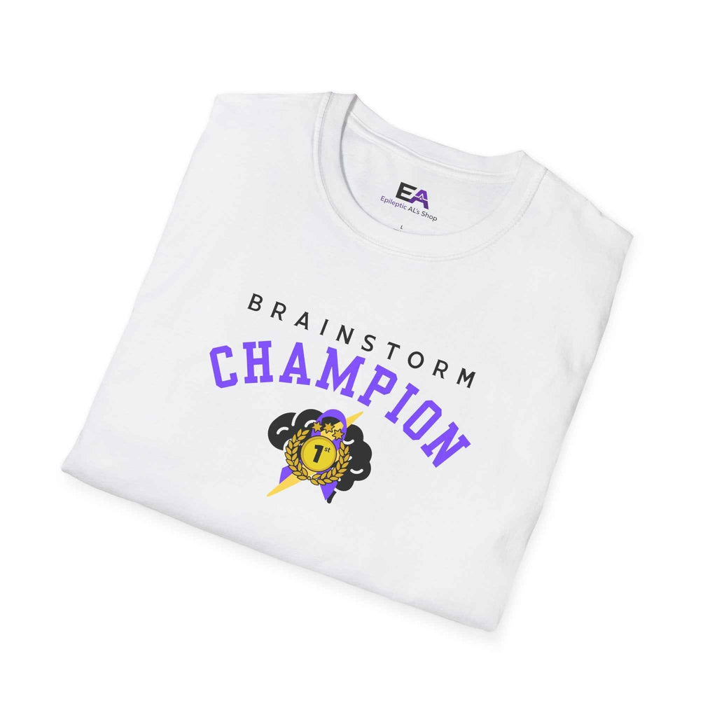 Brainstorm Champion Tee – Neurostrong Graphic T-Shirt - Clothing, Unisex, T-Shirts - EpiAl's Shop