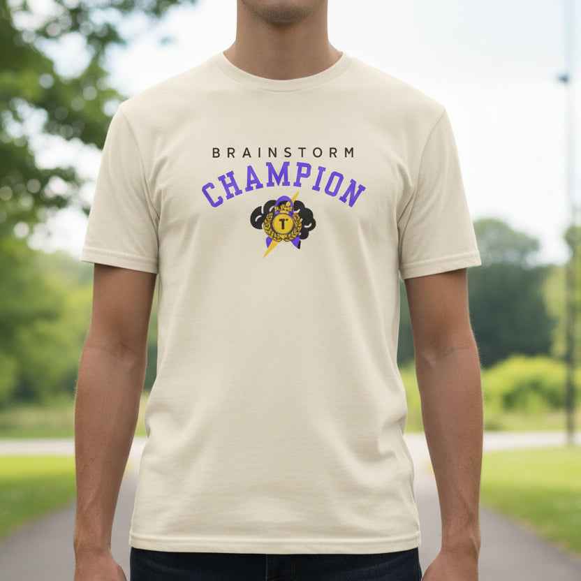 Brainstorm Champion Tee – Neurostrong Graphic T-Shirt - Clothing, Unisex, T-Shirts - EpiAl's Shop