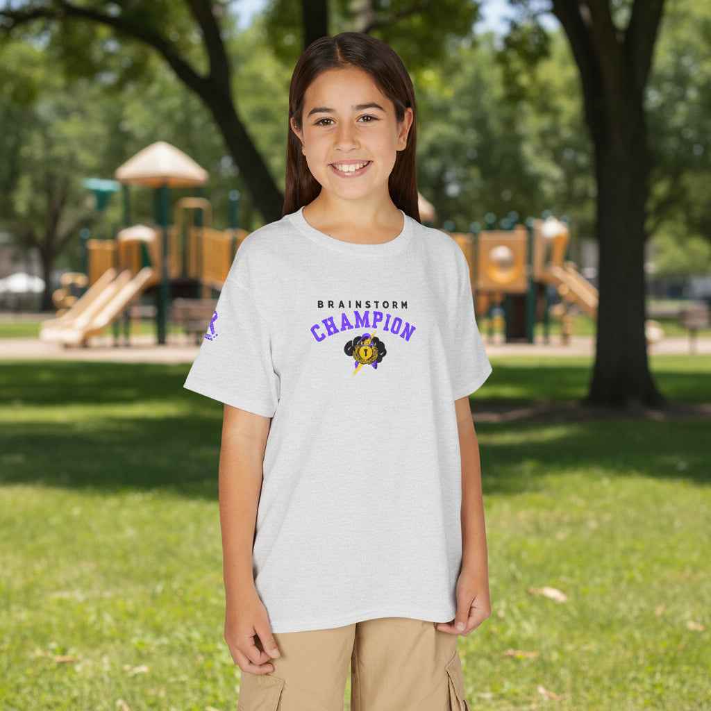 Brainstorm Champion Youth Tee – Neurostrong Kids Edition - Clothing, Youth, Unisex, T-Shirt - EpiAl's Shop