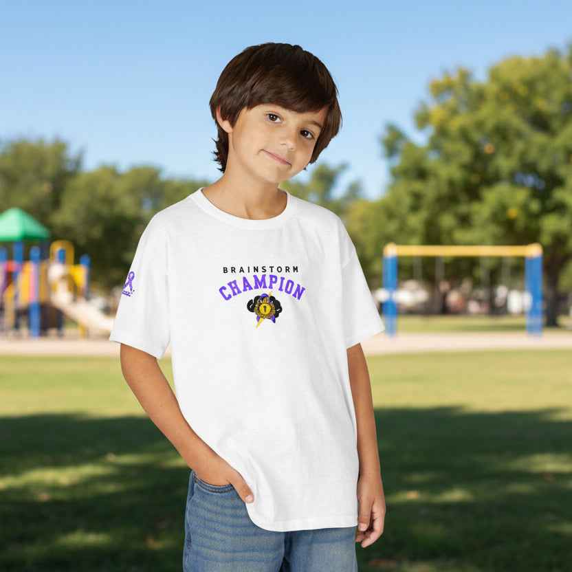 Brainstorm Champion Youth Tee – Neurostrong Kids Edition - Clothing, Youth, Unisex, T-Shirt - EpiAl's Shop
