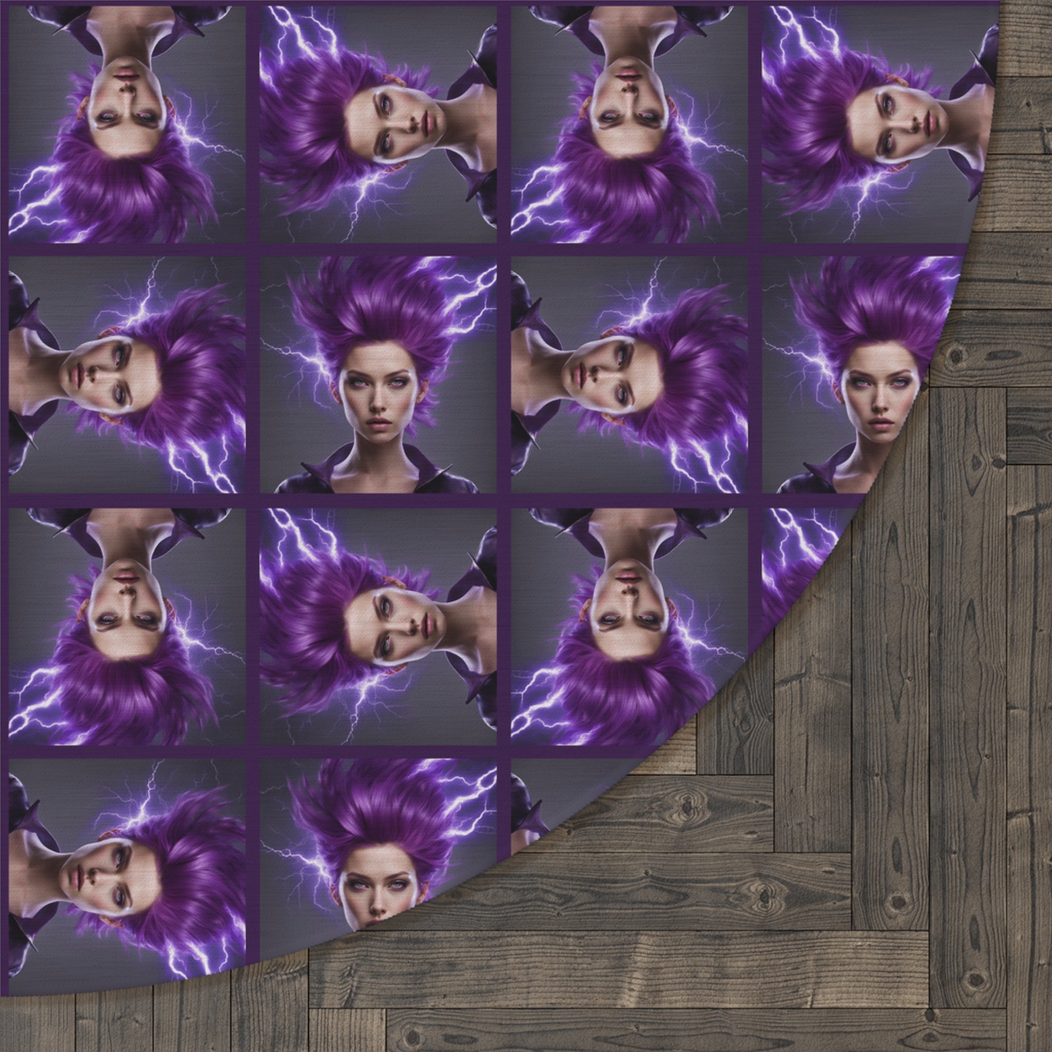 Brainstorm Round Rug for Epilepsy Awareness - Decor, Home, Rugs & Doormats - EpiAl's Shop