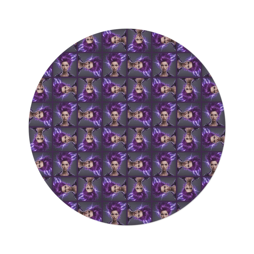 Brainstorm Round Rug for Epilepsy Awareness - Decor, Home, Rugs & Doormats - EpiAl's Shop