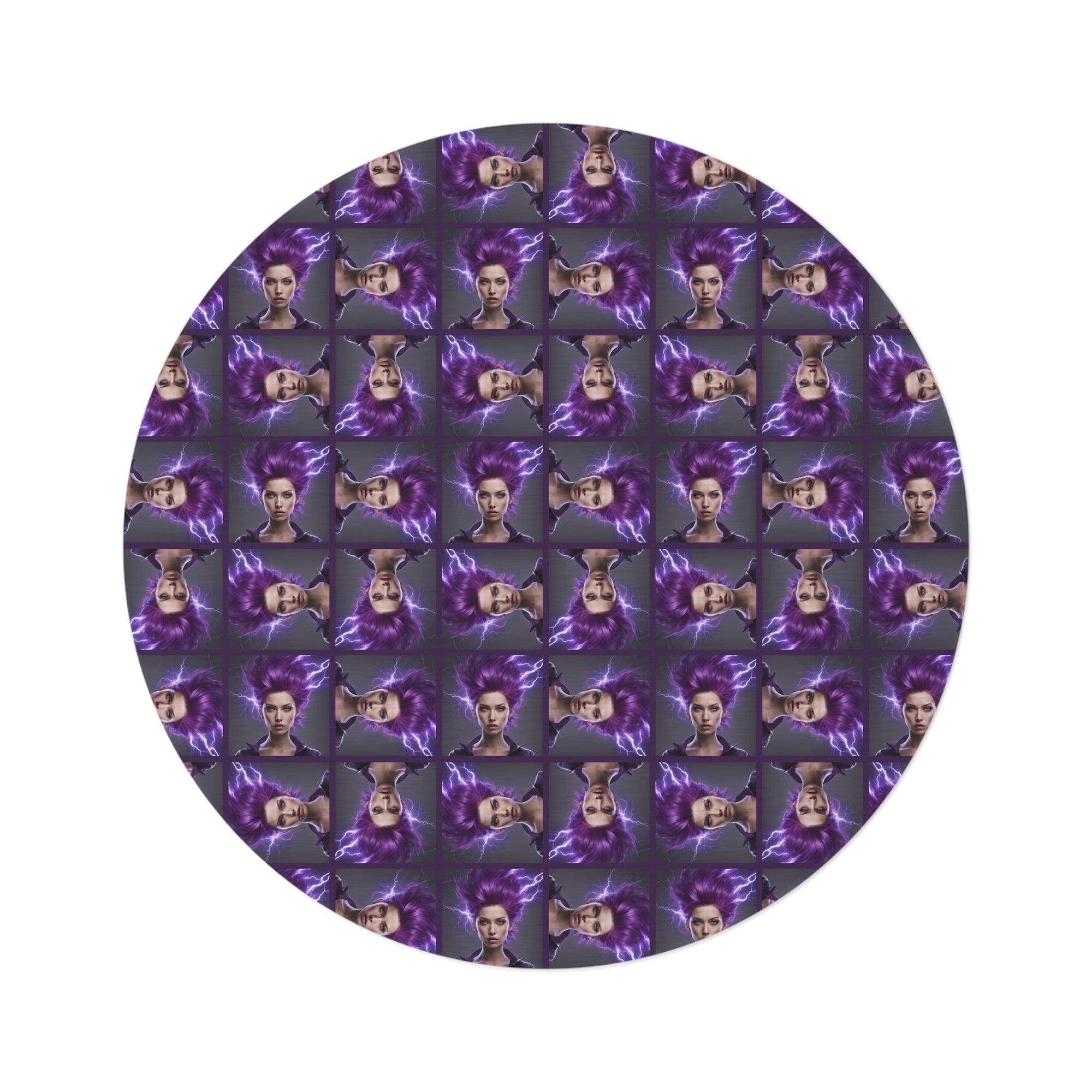 Brainstorm Round Rug for Epilepsy Awareness - Decor, Home, Rugs & Doormats - EpiAl's Shop