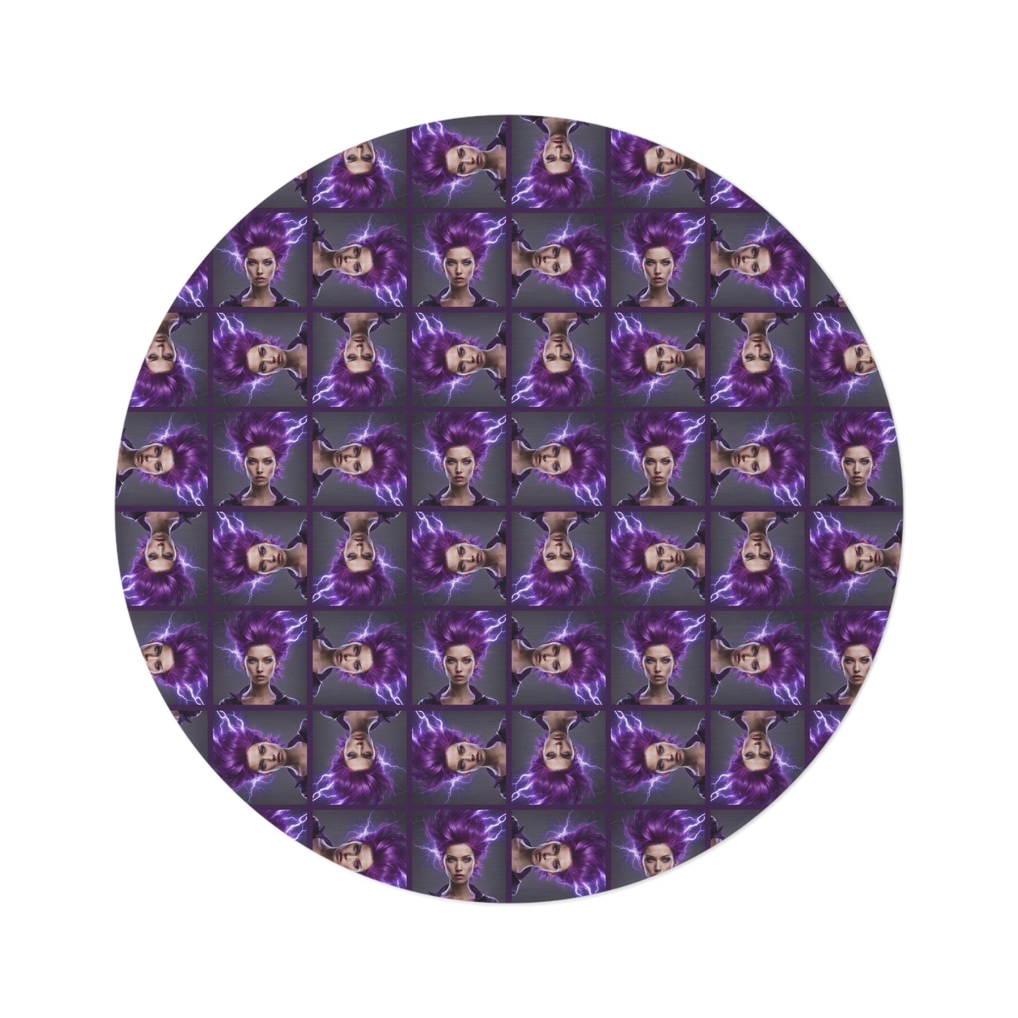 Brainstorm Round Rug for Epilepsy Awareness - Decor, Home, Rugs & Doormats - EpiAl's Shop