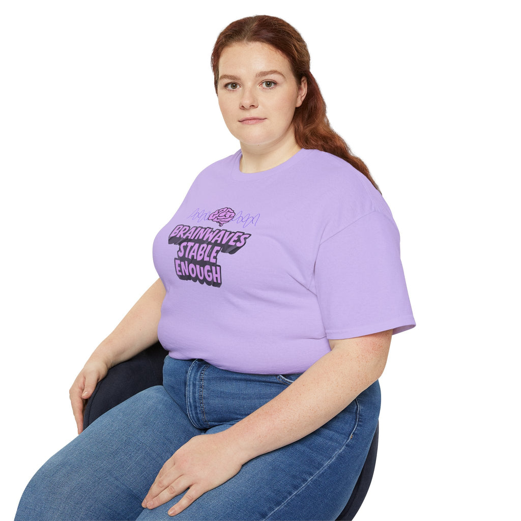 Brainwaves Stable Enough Unisex Heavy Cotton Tee - Clothing, Unisex, T-Shirts - EpiAl's Shop