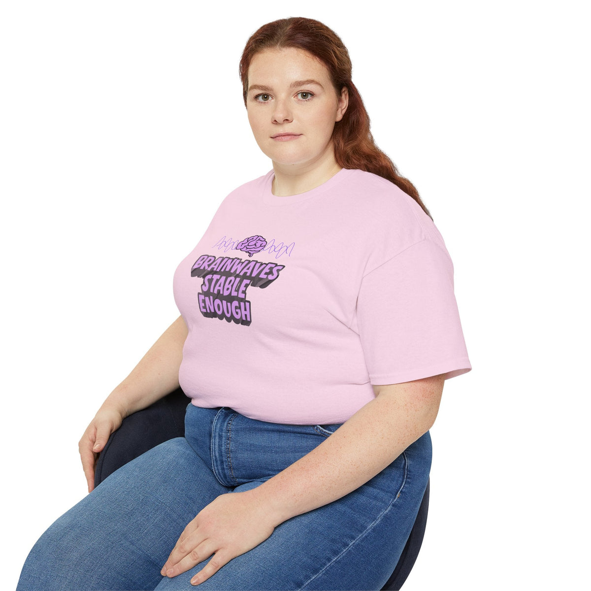 Brainwaves Stable Enough Unisex Heavy Cotton Tee - Clothing, Unisex, T-Shirts - EpiAl's Shop