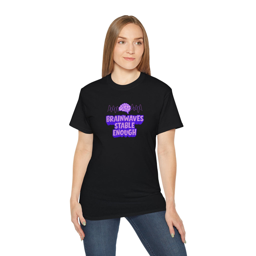 Brainwaves Stable Enough Unisex Heavy Cotton Tee - Clothing, Unisex, T-Shirts - EpiAl's Shop
