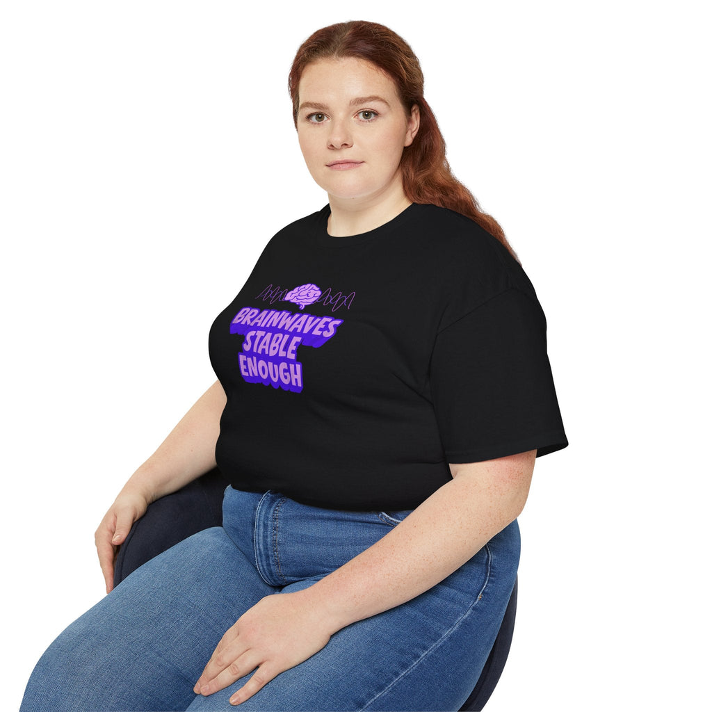 Brainwaves Stable Enough Unisex Heavy Cotton Tee - Clothing, Unisex, T-Shirts - EpiAl's Shop