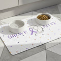 Brave Epikitty Cat Food Mat | Epileptic Cat Awareness Feeding Mat - Pet Supplies, Mats - EpiAl's Shop