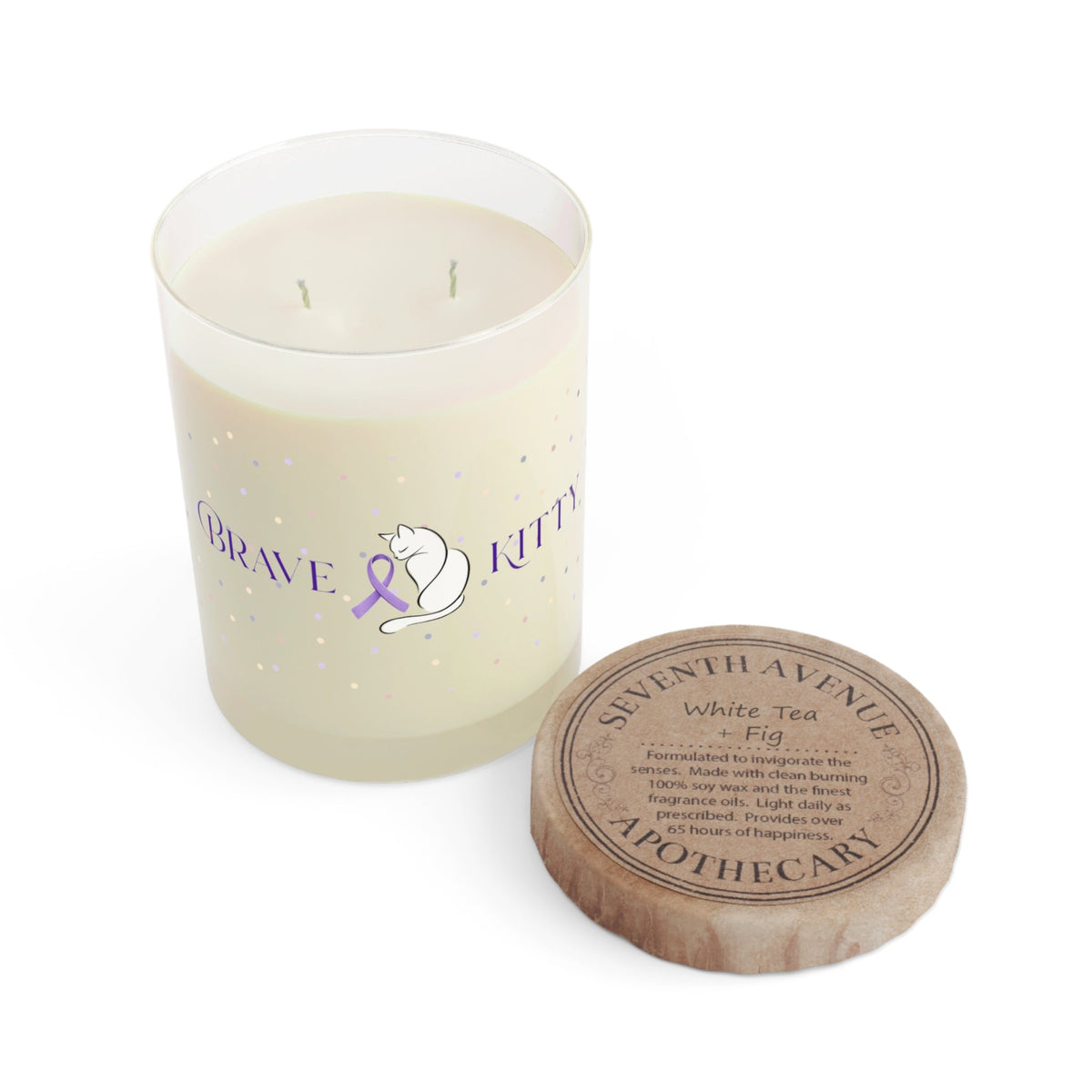 Brave Epikitty Soy Candle | Epileptic Cat Awareness Candle - Decor, Candles, Scented - EpiAl's Shop