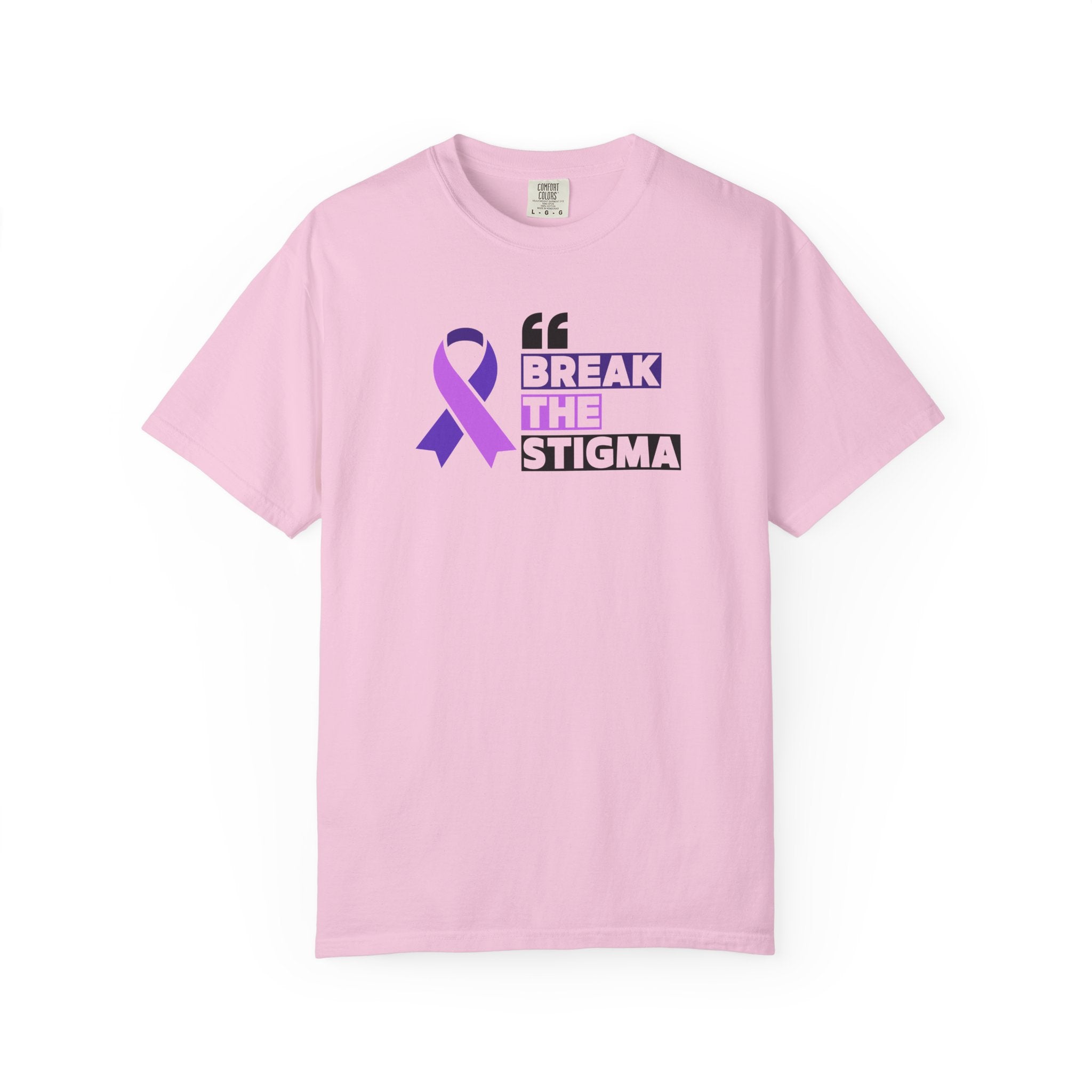 Break the Stigma Unisex Garment - Dyed T-Shirt for Epilepsy Awareness Tee - Clothing, T-shirts - EpiAl's Shop