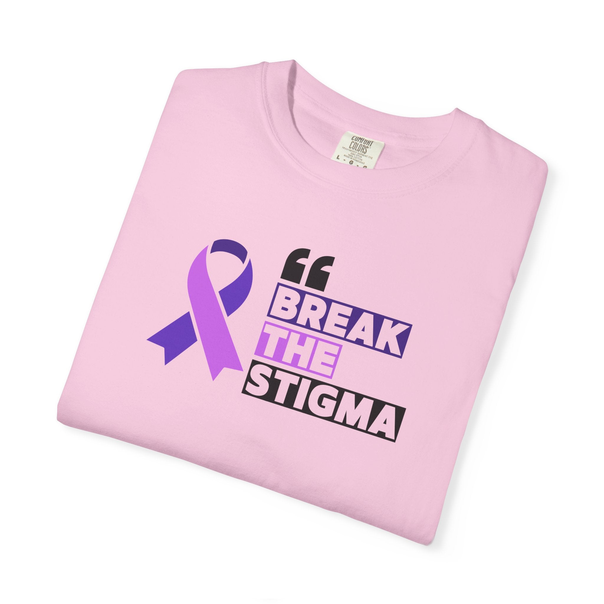 Break the Stigma Unisex Garment - Dyed T-Shirt for Epilepsy Awareness Tee - Clothing, T-shirts - EpiAl's Shop