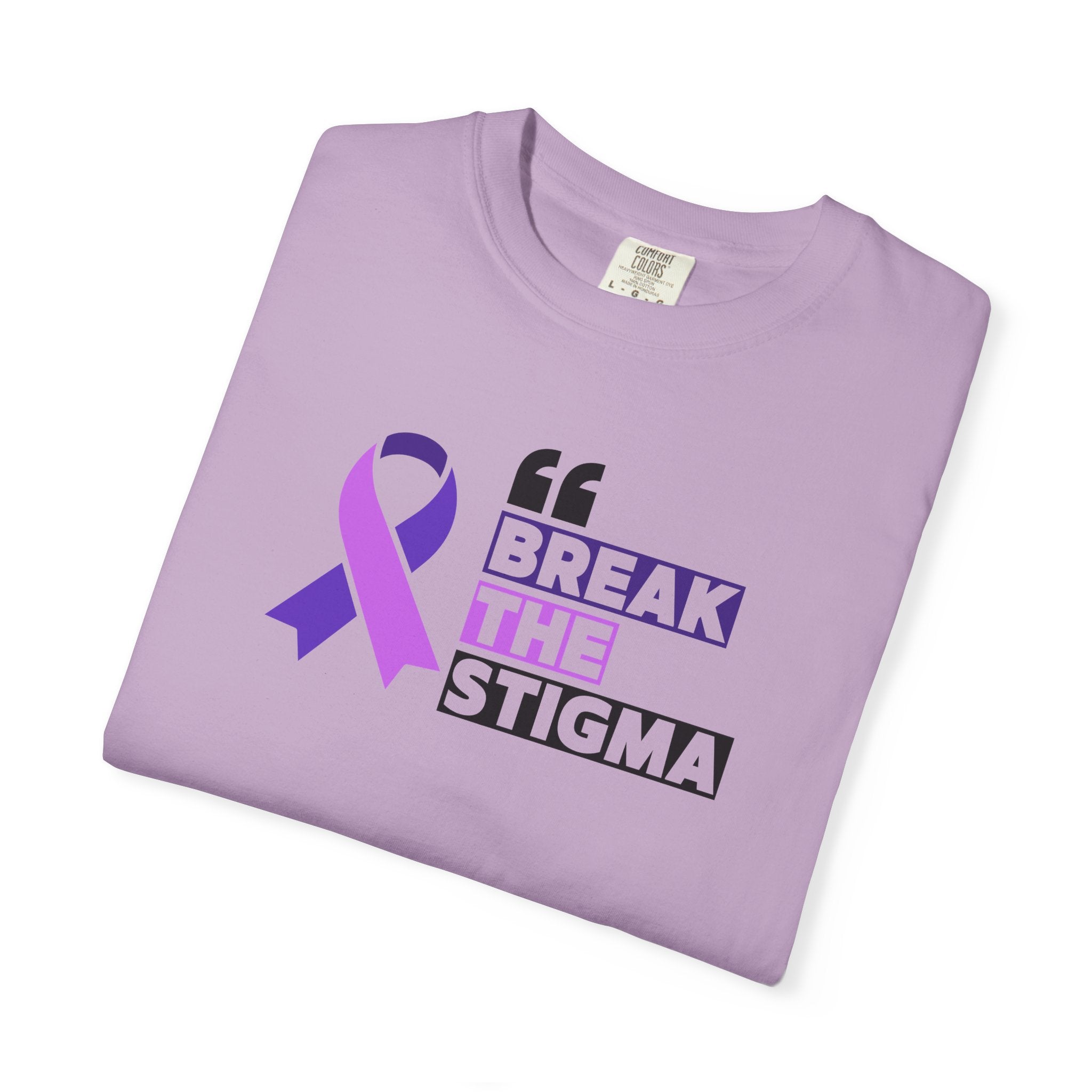 Break the Stigma Unisex Garment - Dyed T-Shirt for Epilepsy Awareness Tee - Clothing, T-shirts - EpiAl's Shop