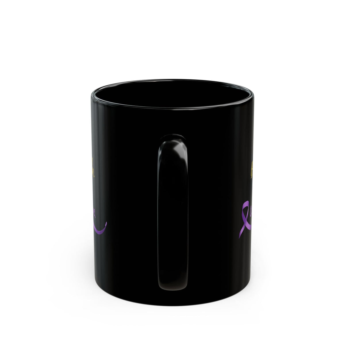 Breathe. Sip. Continue. Black Coffee Mug – Epilepsy Awareness - Drinkware, Coffee Mugs - EpiAl's Shop