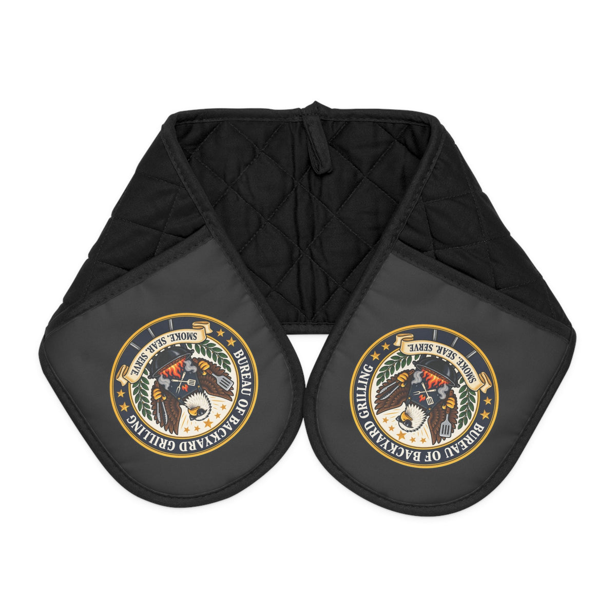 Bureau of Backyard Grilling Double Oven Mitt - Cooking Accessories, Oven Mitts & Pot Holders - EpiAl's Shop