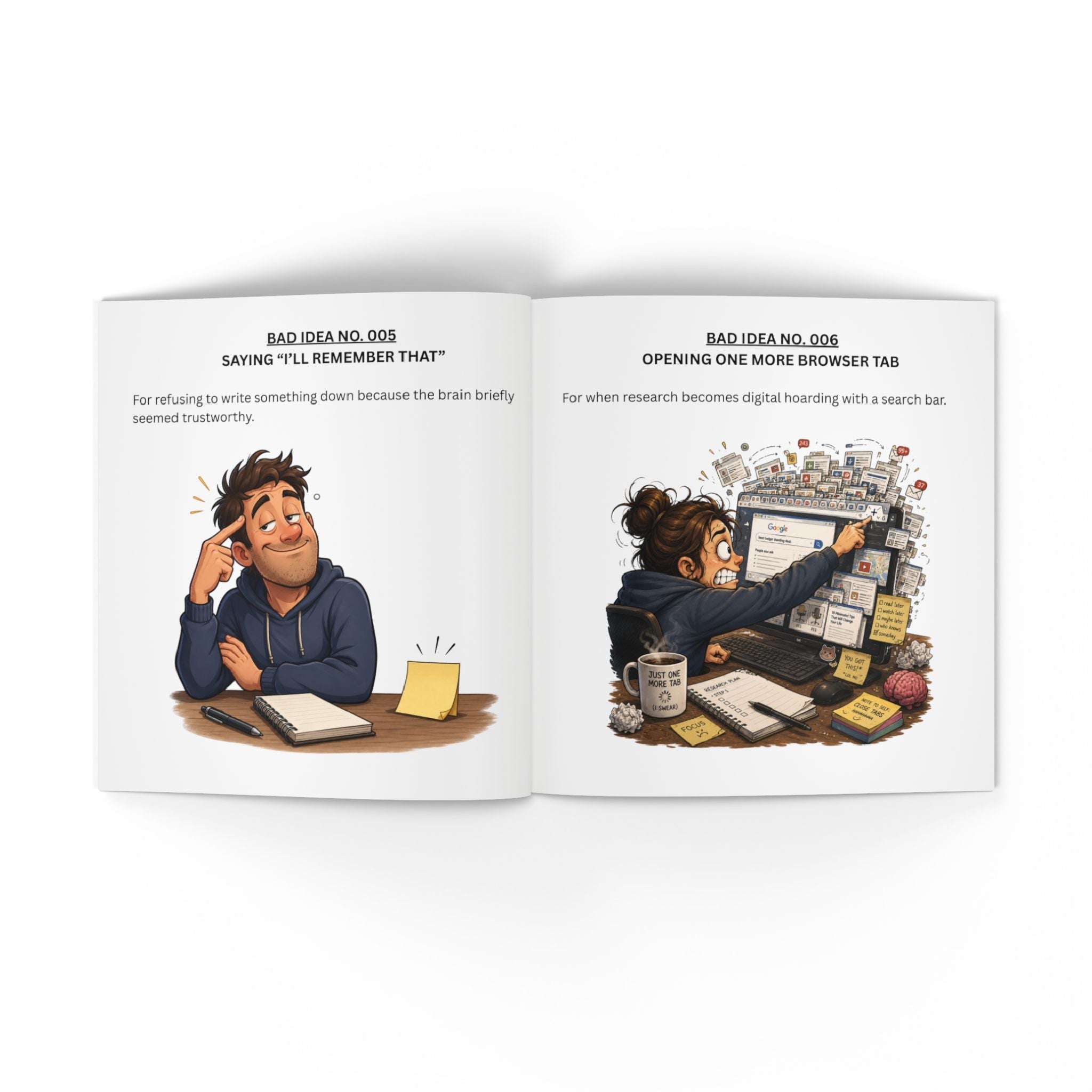 Bureau of Bad Ideas: Funny Faux-Government Softcover Book - Books, Softcover - EpiAl's Shop