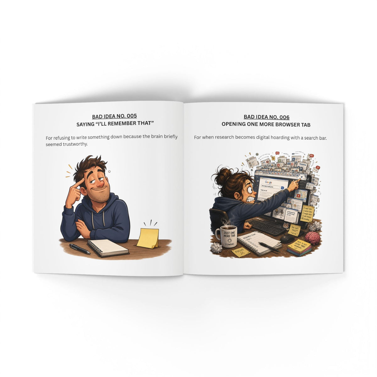 Bureau of Bad Ideas: Funny Faux-Government Softcover Book - Books, Softcover - EpiAl's Shop