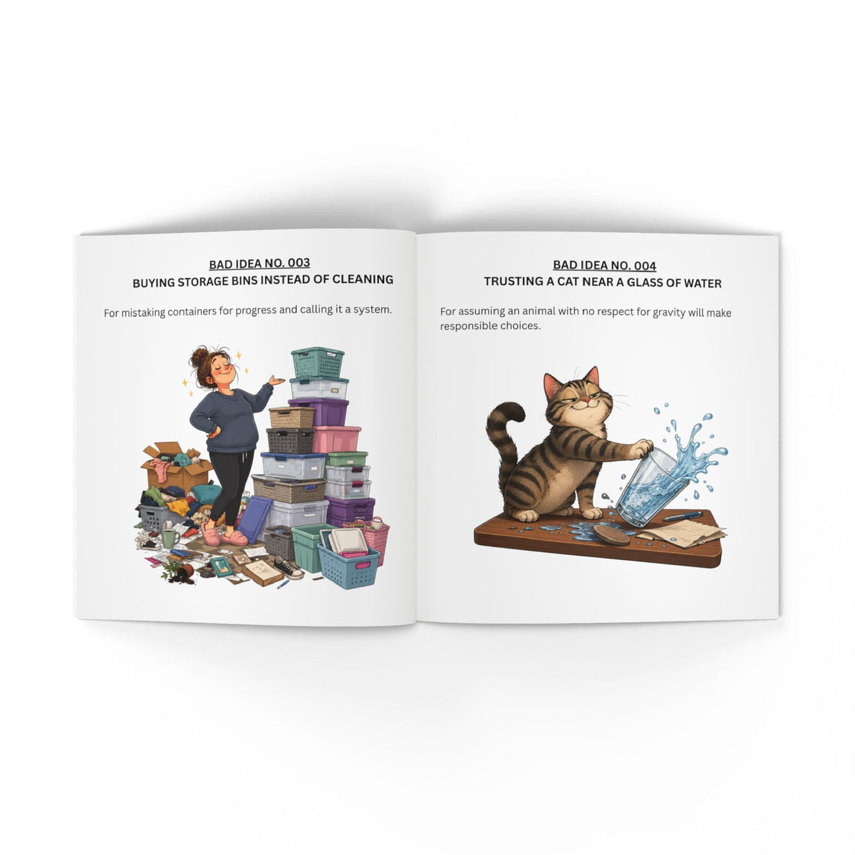 Bureau of Bad Ideas: Funny Faux-Government Softcover Book - Books, Softcover - EpiAl's Shop