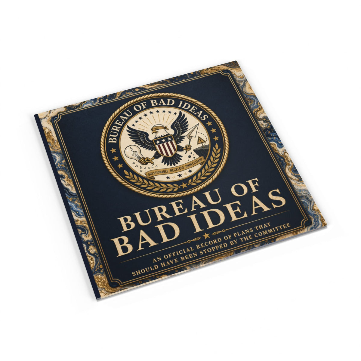 Bureau of Bad Ideas: Funny Faux-Government Softcover Book - Books, Softcover - EpiAl's Shop